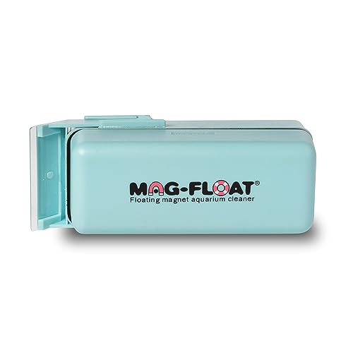 XL Extra Large Acrylic Aquarium Algae with Scraper Cleaner | Magfloat Floating Magnetic Fish Tank Magnet Cleaning Scrubber Brush Tool for Freshwater Saltwater Marine Reef Tanks - size: Extra Large