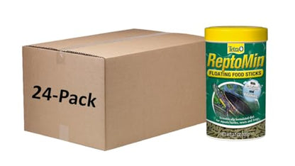 Tetra 29254 5.55 Lb Reptomin Floating Food Sticks, One Size - size: 3.7 Ounce (Pack of 24)