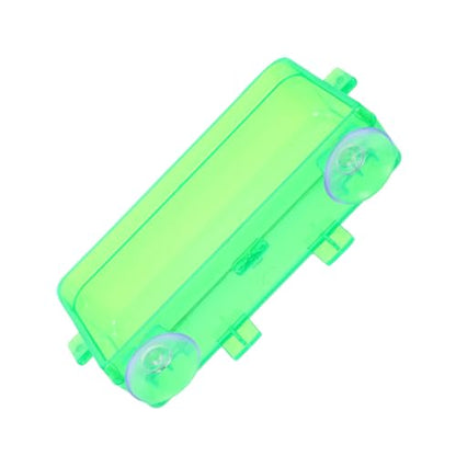 HANABASS Reptile Feeder Bowl Suction Cup Food Dish for Bearded Dragon Gecko Snake Insect Water Feeder - color: Light Green, size: 9.00X6.00X3.50CM