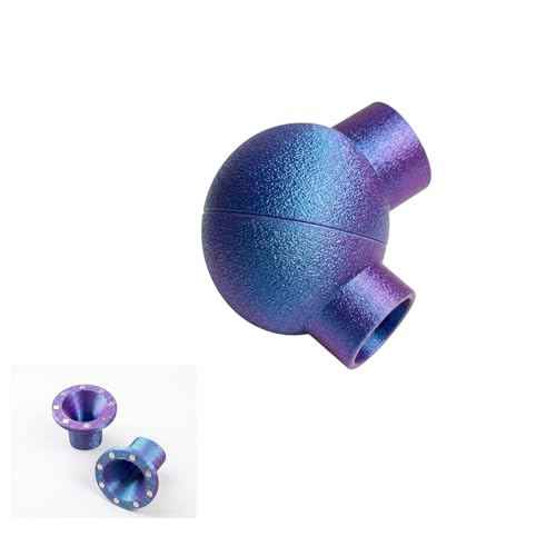 Terrarium Fogger Adapter Magnetic Mister Hose Adapter for Reptile Enclosures, Fits 20mm and 1 Inch Tubing, Anti-Leak Humidity Connector for Turtle, Gecko, Snake Tanks (Blue-Violet) - color: Blue-Violet