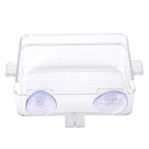 Reptile Food Feeder, Anti Escape Design, Multi Functional Hydration and Feeding Dish, Non ABS, for Reptiles and Amphibians