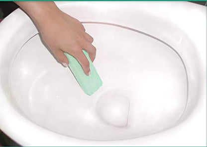 Compac Home Magic-Stone Porcelain Cleaning Stick - Toilet Bowl Cleaner, Handy Toilet Cleaner Easily Scrubs/Removes Stubborn Lime Stains from Porcelain or Bathroom Fixtures, 4 Count - size: 4 Count (Pack of 1), style: Without Handle