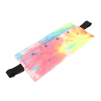 Reptile Sling Carrier with Adjustable Strap, Soft Warm Pouch for Bearded Dragon, Lizard, Leopard Gecko, Hamster, Small Animals, Iridescent - color: Iridescence