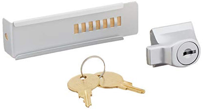 C.R. LAURENCE TDK7AKA CRL Aluminum Stick-On Showcase Lock - Keyed Alike