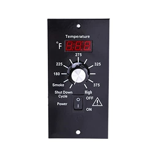 Digital Thermostat Controller, LED Display Temperature Control Panel Barbecue Grill Replacement Part, Replacement Thermostat Kit Parts Digital Pro Controller for All Traeger - size: without Probe Sensor