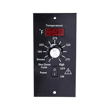 Digital Thermostat Controller, LED Display Temperature Control Panel Barbecue Grill Replacement Part, Replacement Thermostat Kit Parts Digital Pro Controller for All Traeger - size: without Probe Sensor