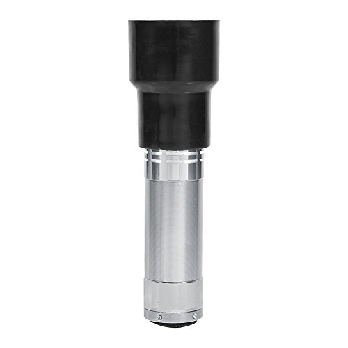 Egg Candler Tester, Portable and Practical Egg Candling Light LED Bright Cool Light for Monitoring Poultry and Reptiles Hatching (Silver)