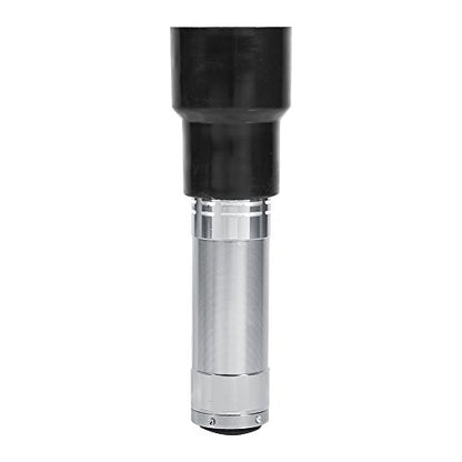 Egg Candler Tester, Portable and Practical Egg Candling Light LED Bright Cool Light for Monitoring Poultry and Reptiles Hatching (Silver)
