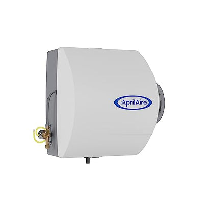 AprilAire 400M 17-gal. Whole-House Evaporative Humidifier with Manual Control for up to 5,000 sq. ft. + AprilAire Model 5843 Humidifier Installation Kit - style: Humidifier + Install Kit