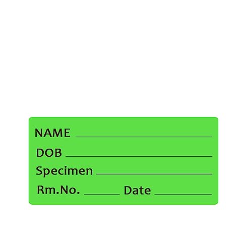 Pathology Labels,2x1 Inches Permanent Paper Label,Medical Healthcare Labels,500 Pcs Per Roll