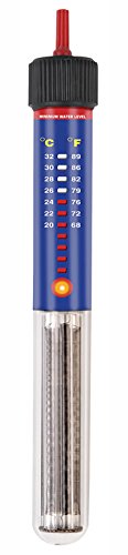 Penn-Plax Cascade Heat Aquarium Heater – Fully Submersible – Great for Freshwater and Saltwater Fish Tanks – 7.5” Length – 25 Watt