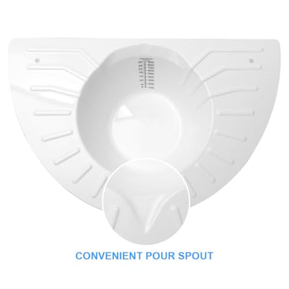 Urine Collection Hat for Toilet Universal Specimen Collector Pans 6 Pack Pee Stool Sample Collection Kit Container for Women and Elderly