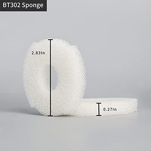 Aquarium Bio-Sponge Filter Sponge (BT302 Replacement Sponge) - 3 PCS - size: BT302 Sponge