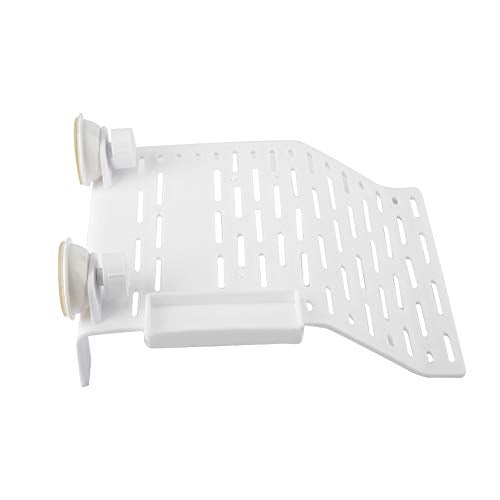 plplaaoo Aquarium Tortoise Platform Dock Turtle Terrace Reptile Habitat Floating Island with Suction Cup (11.5x26.5x7.5cm/4.5x10.4x3.0in) - size: 11.5x26.5x7.5cm/4.5x10.4x3.0in