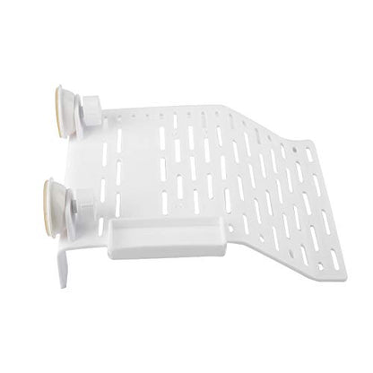 plplaaoo Aquarium Tortoise Platform Dock Turtle Terrace Reptile Habitat Floating Island with Suction Cup (11.5x26.5x7.5cm/4.5x10.4x3.0in) - size: 11.5x26.5x7.5cm/4.5x10.4x3.0in