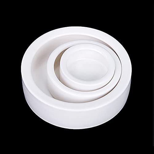 Feeder Food Dish Ceramic Water Bowl Feeding Dish Anti-Escape Container for Bearded Dragon Corn Snake