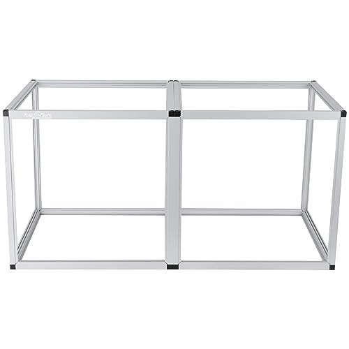 Enclosure Stand for Off-Floor Placement and Stunning Display-Elevate Your Reptile's Home 24 inches Height - color: White, size: L-48''-Stand only