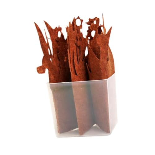 Reptile Humidifier Portable Felt Plants Humidifying System Imitation Plants Humidifier Water Basin Environmental Air Humidity Supplies with Purified, Brown - color: Brown
