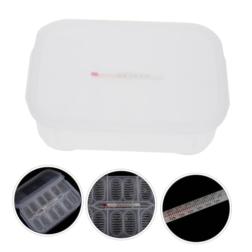 Homoyoyo Egg Incubator Box for Reptiles 12 Grids Breeding Box Snake Gecko Lizard Tray