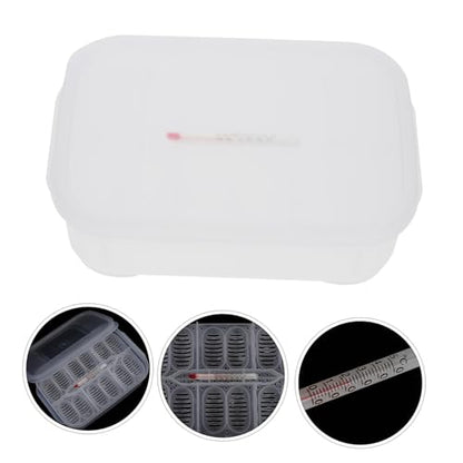 Homoyoyo Egg Incubator Box for Reptiles 12 Grids Breeding Box Snake Gecko Lizard Tray