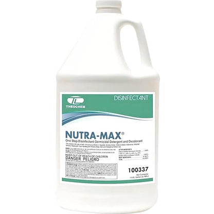 Nutra-Max Hospital Grade Disinfectant Concentrate, 1 Gallon | EPA List N & G, 1:32 Concentrate Makes 32 Gallons, Kills 99.9% of Viruses & Bacteria, Multi-Surface Cleaner