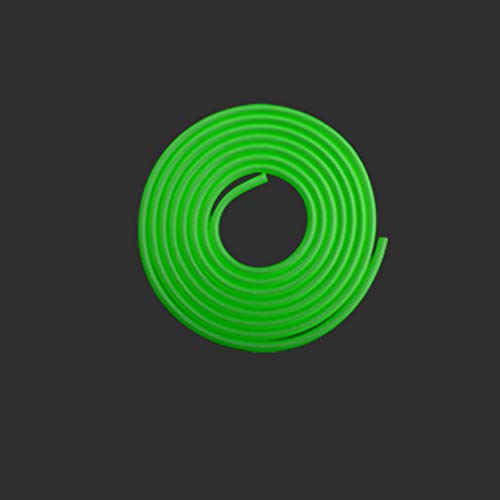 Airline Tubing for Aquarium 16.4 Feet Rubber Fish Tank Air Tubing Standard Colorful Aquarium Hose for Air Pump Black Yellow Green Red Blue (Green) - color: Green