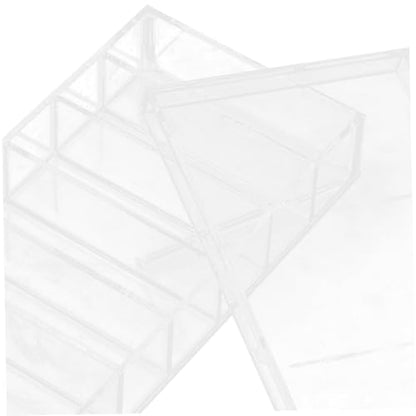 NUOBESTY Acrylic Incubator Box with Lid 6-Compartment Fish Egg Breeding Chamber Aquarium Breeder Box for Laboratory Research and Specimen Observation