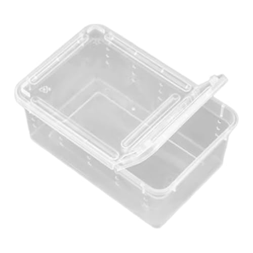 Reptile Breeding Case Feeding Box Transparent Transport Hatchling Cage Lightweight PP Material Suitable for breeding Reptiles Outdoor, Style B - size: Style B