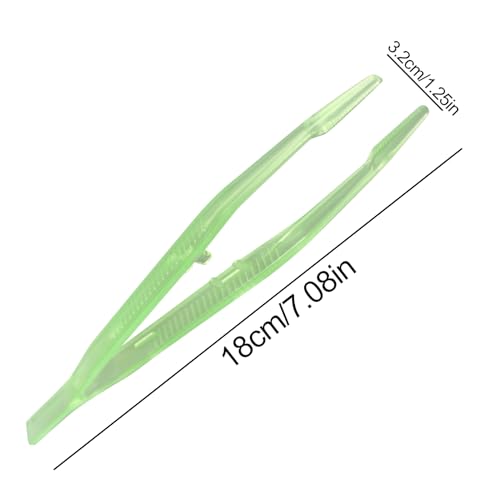Glow Feeder Tweezers – Long Reptile Feeding Tool, Comfortable Grip, Sturdy Anti-Skid Construction, Precise Tip, Easy to Clean | Pet Feeding Accessory with Snake Lizard Tortoise Spider Frog Handling Fu