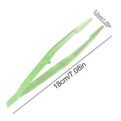 Glow Feeder Tweezers – Long Reptile Feeding Tool, Comfortable Grip, Sturdy Anti-Skid Construction, Precise Tip, Easy to Clean | Pet Feeding Accessory with Snake Lizard Tortoise Spider Frog Handling Fu