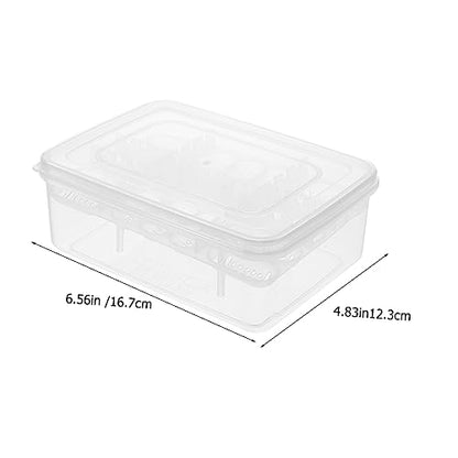 SUPVOX Reptile Incubation Box 16 Grids Plastic Gecko Lizard Incubator Easy to Observe Births