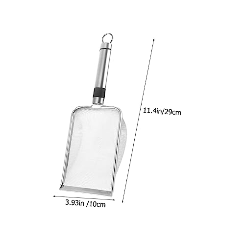 Reptile Litter Scoop Litter Shovel for Reptile Waste Ergonomic Design for Easy Cleaning Capacity Fine Mesh for Efficient Waste Removal for Pet Owners