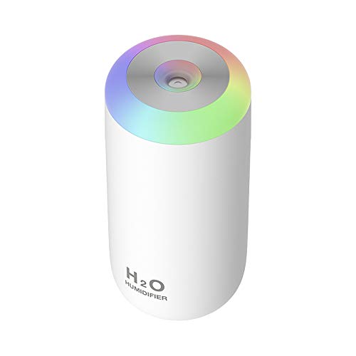 Baby Humidifier, 350ml Small Humidifier for bedroom, desk, travel, plants (White) - color: 1-White