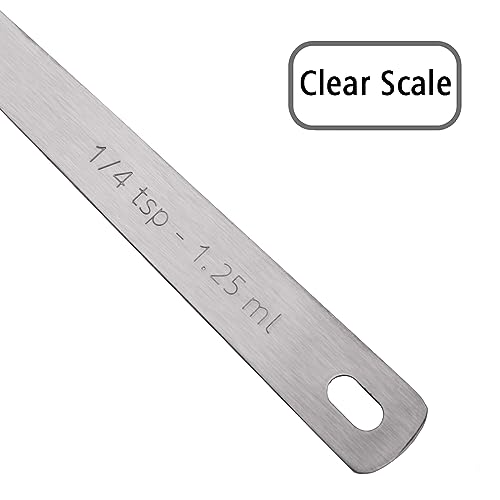 1PCS 1/4tsp(1.25ml) Tiny Measuring Spoon, Small Teaspoon for Tiny Amounts | High Precision, Food-Grade Stainless Steel, ‌Rust-Free, Dishwasher-Safe, Easy-Read Markings, Multi-Purpose, Sturdy & Durable - size: 1/4tsp|1/12tbsp|1.25ml