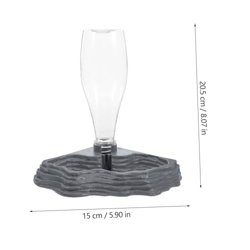 Unique Design Reptile Drinking Fountain Pet Supplies for Tortoises Lizards Auto Water Feeder Reptile Tank Accessory