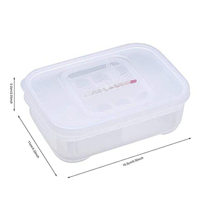 Reptile Breeding Box, Plastic Reptile Egg Incubators Hatchery Box with Transparent Lid for Hatching, Lizards, Lions Mane, Reptiles