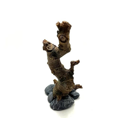 Large Resin Reptile Decor Branch, Reptile Tank Accessories for Terrarium Tree Trunk Ornament Gecko Frog Chameleon Spider Snake Lizard Bearded Dragons