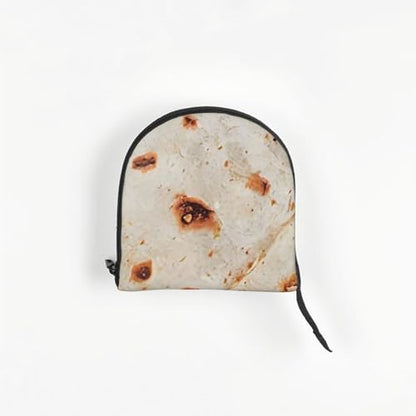 Small Pet Carrier Purse Bag, Taco Crust Print Shoulder Bag for Dogs Cats, Puppy Tote Travel Handbag - color: Taco Crust
