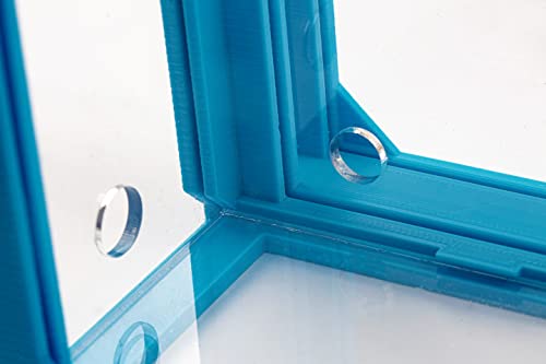 Anthouse.ES - 3D Aquarium-Style Natural Ant Farm - Sand Ant Farm - Complete Kit with Sand and Accessories - Starter Model 20x10x10 cm - Light Blue Color - color: Sky Blue
