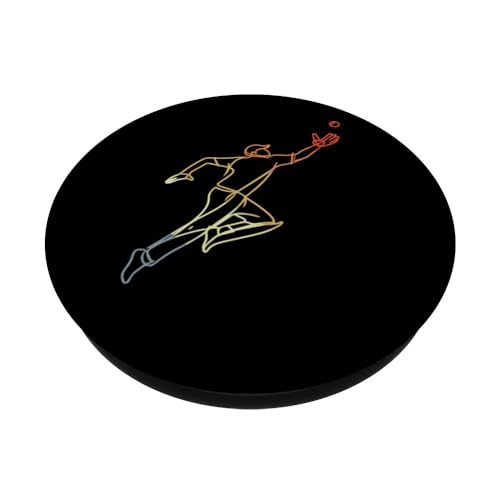 Cricket Keeper Sketch Vintage Look PopSockets Standard PopGrip - style: Standard