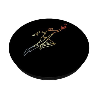Cricket Keeper Sketch Vintage Look PopSockets Standard PopGrip - style: Standard