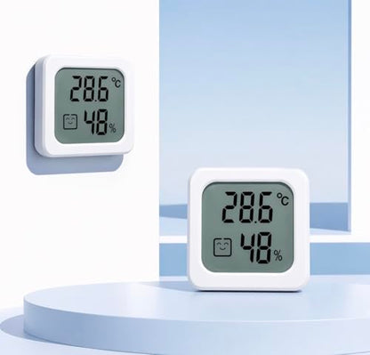 Digital Hygrometer Indoor Outdoor Thermometer Humidity Meter Room Thermometer with Temperature and Humidity Monitor Mini Hygrometer Outdoor Thermometer