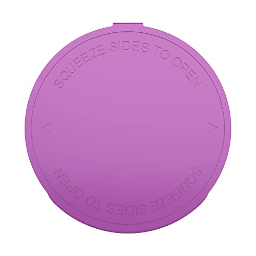 90 Dram CR Plastic Packaging Pop Top Containers - Child Resistant Travel Holder Vial Bottles - 60 qty (Purple) - color: Purple