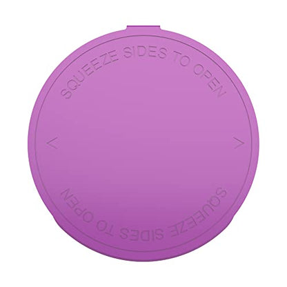 90 Dram CR Plastic Packaging Pop Top Containers - Child Resistant Travel Holder Vial Bottles - 60 qty (Purple) - color: Purple