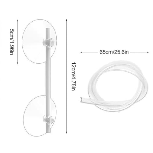 Aquarium Floating Plant Corral, Fish Feeding Ring Can Adjust Height with Water, Aquarium Floating Plant Barrier Suitable for Most Aquariums and Floating Plants