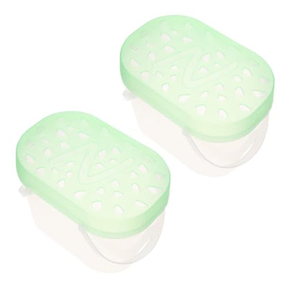 VANZACK 2pcs Small Pet Cages Hamster Traveling Cage Small Animal Carrier for Hamsters Portable Reptile Breathable Pet Travel Case - color: Green
