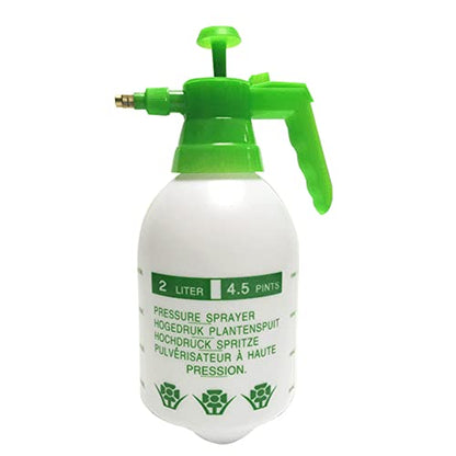 1 Pcs Garden Pump Sprayer, 0.5Gallon/68oz Hand-held Lawn Pressure Spray Bottle with Adjustable Nozzle (FKM Gasket Update) - color: Green