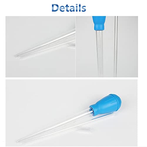 Fish Tank Cleaning Tools,Mini Manual Aquarium Dropper for Fish Tank(45cm) | Extendable Fish Tank Cleaning Waste Remover
