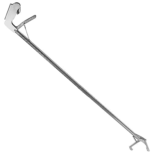 POPETPOP Snake Snake Grabber -up Handling Tool Retractable Snake Hook Snake Catcher Clip Metal Snake Tongs Reacher Trash Pickers up Grabber Elder Crab Stainless Steel Reptile