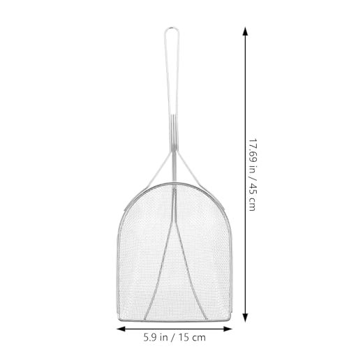 PRETYZOOM Reptile Sand Scoop Stainless Steel Fine Mesh Shovel for Terrarium Substrate Cleaning Lizard Snake Turtle Bedding Tool